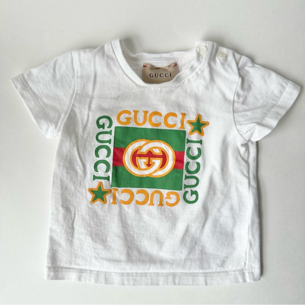 Gucci Baby Graphic Short Sleeve T-Shirt